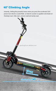 EU Stock Waterproof High Power 48v 1600w Dual Motor Long Range Foldable Adult Electrico Monopattino <b>E</b> <b>Scooter</b> Q7por Sco - Product Image 5