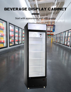 Commercial Single Glass Door Upright Beverage See Through Soft <strong>Beer</strong> Drinks Cooling Chiller Refrigerator - Product Image 3