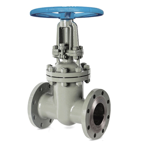 วาล์วประตูเหล็กหล่อแบบมีหน้าแปลน SONGO DN400 ขนาด 16 นิ้ว ANSI 300LB แบบก้านยกพร้อมวงล้อหมุน  วาล์วประตูแบบมีซีลโลหะ WCB - Product Image 5
