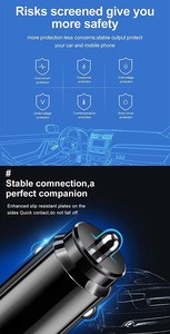 مصنع الجملة PD 3.1A الألومنيوم المنافذ المزدوجة PD <span class=keywords><strong>USB</strong></span> QC3.0 شاحن سيارة نوع <span class=keywords><strong>C</strong></span> شاحن سيارة سريع للغاية - Product Image 4