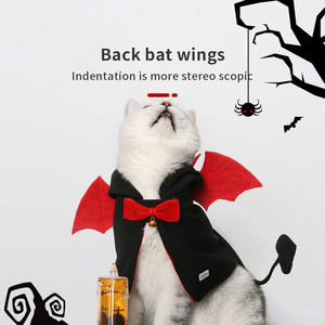 UFBemo Animaux Accessoires Cosplay Costume Chat Robe Pet Cape Cape Halloween Vêtements Décoration pour Animaux de Compagnie - Product Image 3