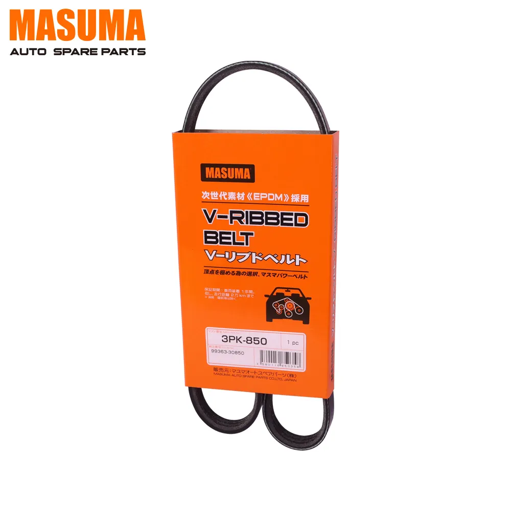 3PK-850 Masuma Auto Onderdeel Transmissie Onderdelen Drie V Riem 46129991 90916-02521 90916-02522 Voor Toyota Crown