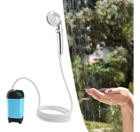 Douche portable PROELIFE sans fil, électrique, rechargeable par USB, batterie lithium 4800mAh, autonomie 60 minutes, pour utilisation en extérieur et en mer