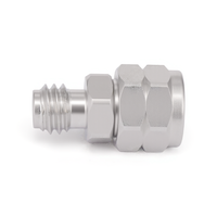 Adaptateurs RF haute fréquence Gwave, ondes millimétriques, 1,0 mm à 0,8 mm, acier inoxydable, DC-110 GHz, 50 ohms, pour laboratoires et tests