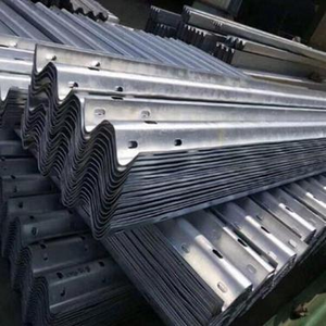 Outdoor Galvanized Steel Ball Joint Stanchion Highway <strong>Road</strong> Safety Traffic <strong>Guardrail</strong> Galvanizing Two <strong>Wave</strong> Highway Guard Rail - Product Image 4