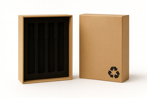 Hochwertiges 4x10ml Parfüm-Spray-Set mit Probe in Deckel- und Bodenschachtel, Recycelbare Geschenkbox - Product Image 3