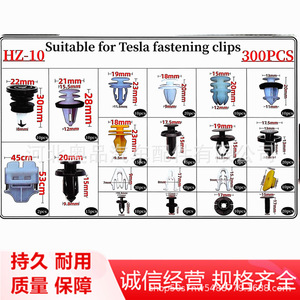 Kit de 300 Clips de Sujeción Tesla Hz10 con Herramienta para Reparación de Paneles de Puerta y Parachoques de Automóviles - Product Image 5