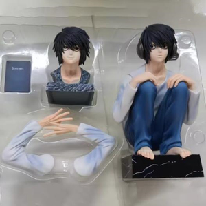 Figurine de Manga et Anime <span class=keywords><strong>Death</strong></span> <span class=keywords><strong>Note</strong></span>, Statue de Yagami Light assis avec deux mains modifiées, Figura en PVC, Jouet, Cadeau - Product Image 6