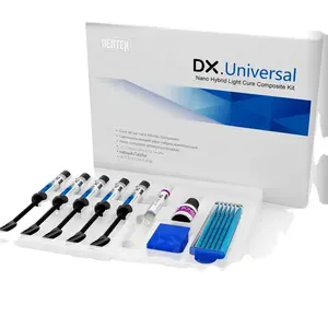 Composite Resin Enhance Universal Composite Kit 5 pcs resina dentária para uso profissional Dentex DX.Universal