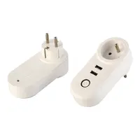 French Wall Extension Switching Socket Smart Wifi TUYA Adapter for Electric DC Power Step Up Converter Plug with Multi USB Port