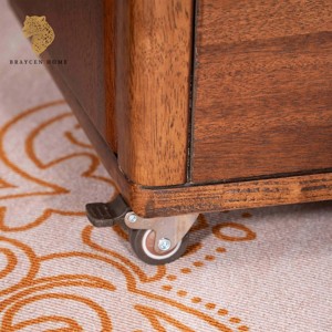 Chất lượng cao bàn ăn với hai ghế tiết kiệm không gian rắn gỗ gấp bàn ăn thiết lập có thể gập lại Bàn cà phê với ngăn kéo - Product Image 6