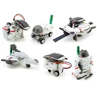 Jouet d'installation solaire, Robot à assembler soi-même, 6 en 1, jouet d'apprentissage éducatif en satin, construction de l'espace, avec alimenté par énergie solaire