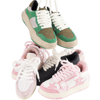 Lacets de chaussures personnalisés de haute qualité, plats, en peluche, double couche, duveteux, dentelés de 7 mm pour baskets