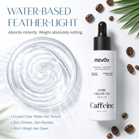 Sérum Capillaire Croissance à Base d'Eau avec Caféine, Peptides et Palmier Nain, Bloqueur de DHT, Réduit la Chute et Augmente la Densité, Marque Privée OEM