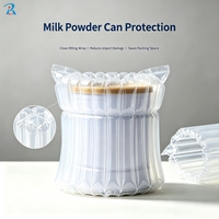 Sacs à colonnes d'air écologiques personnalisés, coussins gonflables pour l'emballage de lait en poudre, de canettes, de pastèques et de grands fruits, protection pour l'expédition