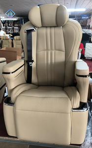 360. Asientos Giratorios de Cuero de Lujo para Conversiones de Furgonetas, Modelo Cómodo Estilo Avión, <span class=keywords><strong>Vito</strong></span> Alphard - Product Image 4