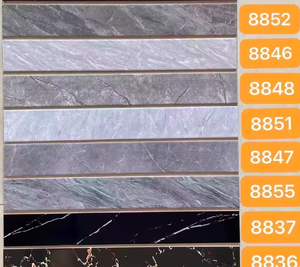 Rodapié de porcelana al por mayor para interiores, rodapié de cerámica para suelo, varios estilos de decoración, rodapié oculto - Product Image 2