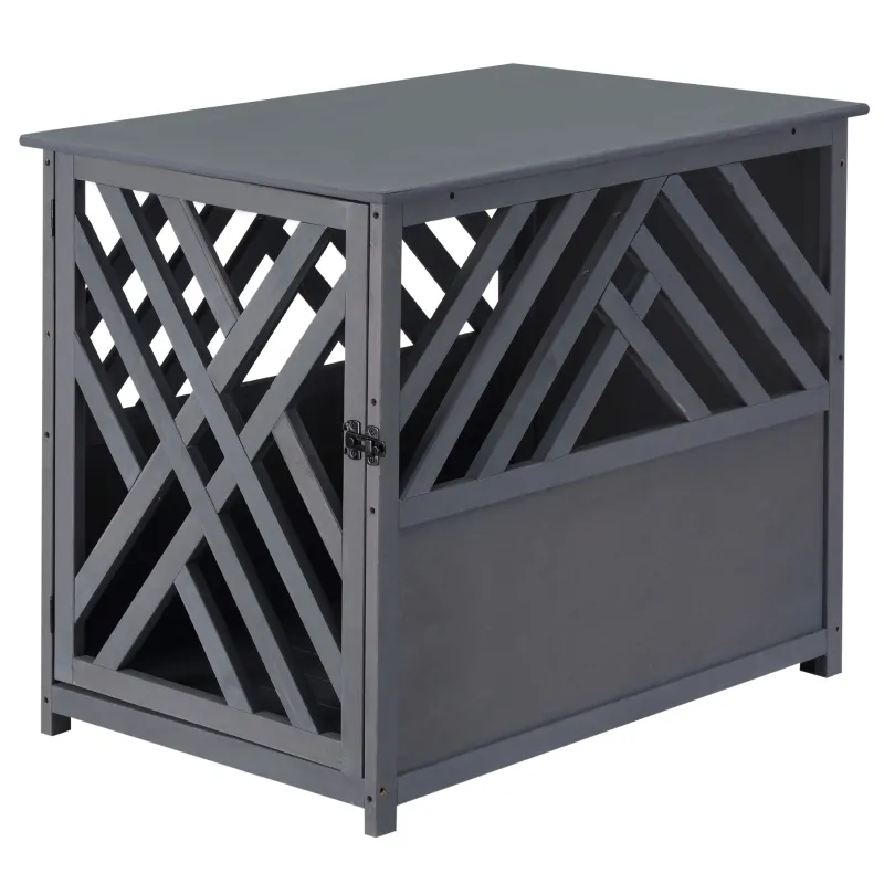 TIANYI meubles Style chien maison personnalisé bois chien caisse fin Table décorative chien chenil Cage fournitures