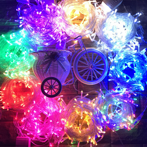 Vente flash NOUVEL AN Guirlandes lumineuses d'extérieur imperméables, lumières LED pour arbre <span class=keywords><strong>de</strong></span> Noël, rideau lumineux féerique, décoration <span class=keywords><strong>de</strong></span> jardin, fête, mariage - Product Image 1