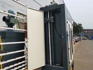 Vente directe d'usine Machine de sablage de verre verticale entièrement automatique PLC avec moteur 380V 1.9kW - Product Image 3