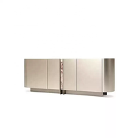 Buffet et armoire de salon de luxe moderne pour bar à domicile et usage hôtelier – Meuble en bois écologique et peu encombrant