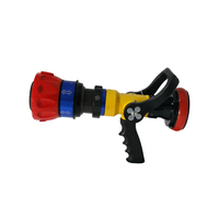 Buse de lutte contre l'incendie Volla Jet Spray à double fonction avec valve coulissante, protection individuelle, en alliage d'aluminium, angle de brumisation 0~100 (4-6.5-10-13L/S)