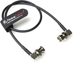 Cable de Audio Alvin's Cables 12G de Alta Velocidad, Ligero y Flexible, BNC Macho a Macho en Ángulo Recto, Rojo, para Komodo <span class=keywords><strong>Atomos</strong></span> <span class=keywords><strong>Monitor</strong></span>, 75 Ohmios - Product Image 1