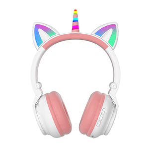 <span class=keywords><strong>Casque</strong></span> <span class=keywords><strong>de</strong></span> jeu <span class=keywords><strong>sans</strong></span> <span class=keywords><strong>fil</strong></span> RGB OEM pour enfants avec oreilles <span class=keywords><strong>de</strong></span> chat, logo personnalisé, <span class=keywords><strong>casque</strong></span> sport pliable supra-auriculaire pour enfants, PC, ordinateur - Product Image 4