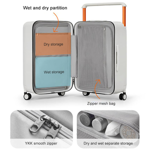 <span class=keywords><strong>2025</strong></span> công suất lớn Túi hành lý cho chuyến đi rộng kéo que hiện đại vali với dây kéo xe đẩy hành lý với một xử lý - Product Image 5