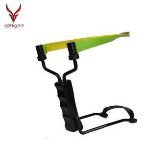 중국어 새총 촬영 새총 야외 사냥 플랫 고무 밴드 손목 지원 디럭스 접이식 슬링 샷 - Product Image 1