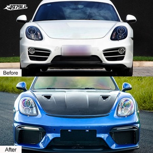 [1979LL] Kit de Carrocería para Porsche Cayman <span class=keywords><strong>Boxster</strong></span> <span class=keywords><strong>981</strong></span> de 2013, 2014 y 2015 con Parachoques Delantero, Actualización a Kits de Carrocería GT4RS Spyder - Product Image 2