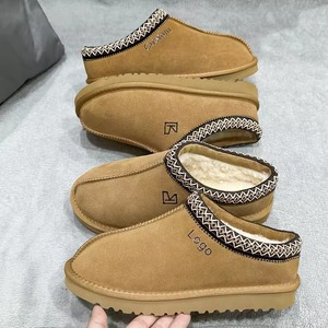Bottes de Neige d'Hiver OEM&ODM Type <span class=keywords><strong>UGG</strong></span> en Laine de Mouton Véritable Cuir Véritable Pantoufles Tasman Bottes de Neige pour Femme - Product Image 3