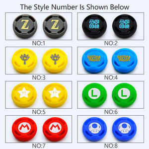 4ชิ้นซิลิโคนซูเปอร์มารีสติ๊กจับแบบอนาล็อกจอยสติ๊กควบคุมปุ่มสำหรับ <span class=keywords><strong>Nintendo</strong></span> <span class=keywords><strong>Switch</strong></span>/PS4/ps5/Xbox One - Product Image 4