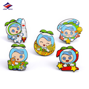 Longzhiyu Ghim Ve Áo Hình Bướm Động Vật Dễ Thương Bán Sỉ Huy Hiệu Tùy Chỉnh Sáng Bóng Ghim Kim Loại Tráng Men Tùy Chỉnh Từ Nhà Máy - Product Image 3