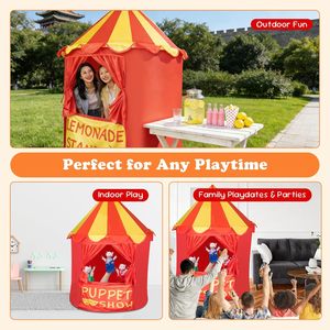 Nuova Tenda da Gioco Personalizzata per Bambini, Grande, Gialla e <span class=keywords><strong>Rossa</strong></span>, a Tema Principessa, per Ragazzi e Ragazze - Product Image 4