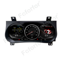 Foforfor 12.3'' pour Toyota Hilux 2016-2024, tableau de bord numérique LCD, panneau d'instrument, compteur de vitesse, affichage de la vitesse du véhicule