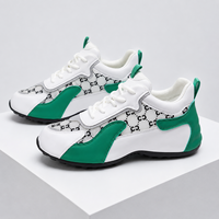 Baskets décontractées tendance à tige en maille respirante, chaussures de marche basses, fournisseur en gros avec logo personnalisé