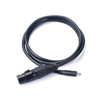 Câble AUX Dajiang 3,3 pieds double canal USB-C mâle vers XLR femelle 10m avec gaine en PVC et conducteur en cuivre pour microphone et projecteur