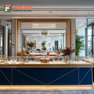 Luxury Jewelry Store Display Furniture Polished Surface Mall Counter Glass Showcase - Product Image 4