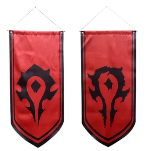 Alleanza leone e orda 130x57cm bandiera Cosplay grande bandiera del mondo del gioco di film di guerra striscione realizzato in tessuto resistente - Product Image 4