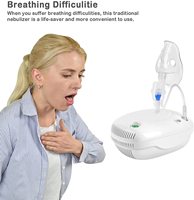 Nébuliseur Électrique Portable Mini Compresseur avec Masque pour Usage Domestique et Commercial Dispositif Médical