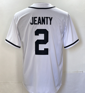 Camiseta de béisbol blanca personalizada para hombre, camiseta deportiva transpirable de manga corta con número y nombre, ropa de equipo - Product Image 2