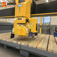 Machine à pierre CNC 5 axes DECHEN DTQ-450/600/700/800, scie à pont pour la découpe du granit et du marbre, PLC, basse tension, lame de 400-700 mm