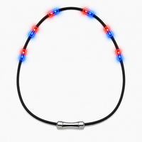 Collier de thérapie magnétique en silicone pour le soutien à la récupération, aimant intégré, acier inoxydable 316L, placage sous vide, bijoux de mode