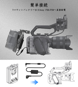 Câbles Alvin's : Câble d'alimentation pour Sony PXW-FS5 |   Câble régulé 12V à angle droit DC vers D-tap pour caméra PXW-FS7 et <span class=keywords><strong>EVA1</strong></span> |   BGH1 |   BS1H - Product Image 3