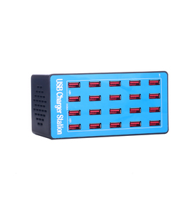 Estación de Carga USB de 100W <span class=keywords><strong>20A</strong></span> con 20 Puertos, Cargador Rápido con Distribución Inteligente de Energía USB para Teléfono 11 XS XR <span class=keywords><strong>Galaxy</strong></span> S8 S9 y Más - Product Image 5