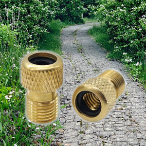 Adaptateur de valve Presta vers Schrader en laiton, compatible français/britannique vers américain, pour pompe standard Bilke ou compresseur d'air Taier BV10 - Product Image 3