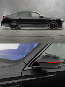 Kit carrozzeria in fibra di carbonio a secco in stile MSY per <span class=keywords><strong>BMW</strong></span> serie 7 <span class=keywords><strong>G70</strong></span> gonna anteriore diffusore posteriore Spoiler specchio - Product Image 5