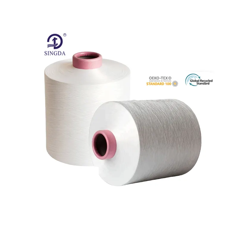 Premium Dty 150d/288f Sd Rw Sim Aa Grade Sewing 100% Polyester Dty Semi Dull Polyester Draw Textured Yarn