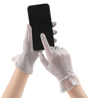 Gants jetables avec multicolore, écran tactile et antidérapant pour la réparation électronique, le laboratoire et le nettoyage
